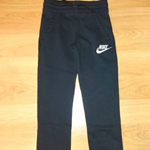 Nike black fleece pants, boys XS